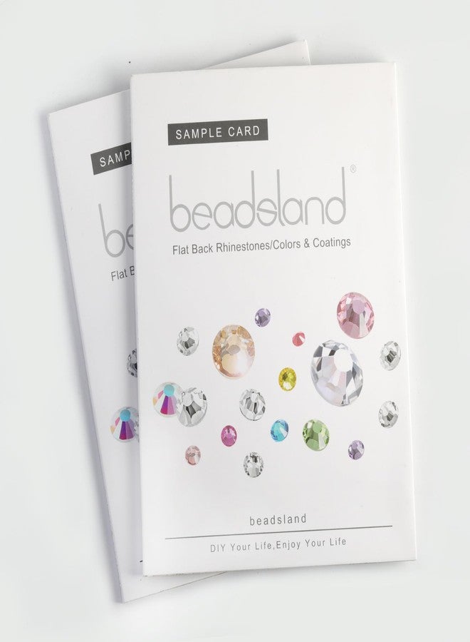 Beadsland Flat Back Rhinestones Sample Card Color Chart - Image 2